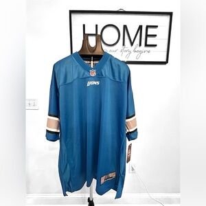 NWT Men’s NFL Jersey- Detroit Lions Blue Color